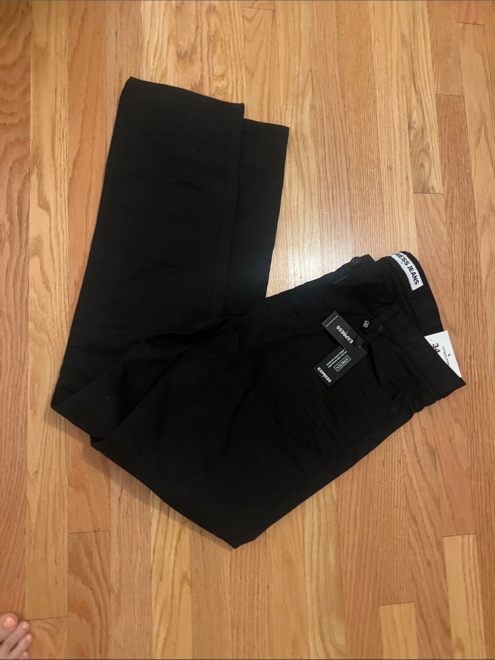 Express Men's Black Chino Pants
